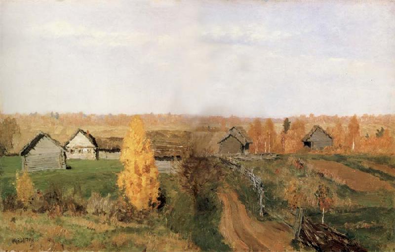 Levitan, Isaak Golden autumn in the Village